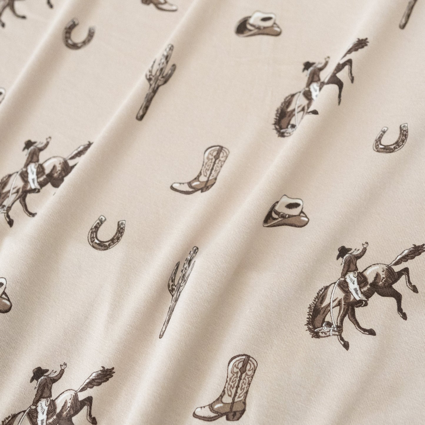 Zippered Footie in Classic Cowboy