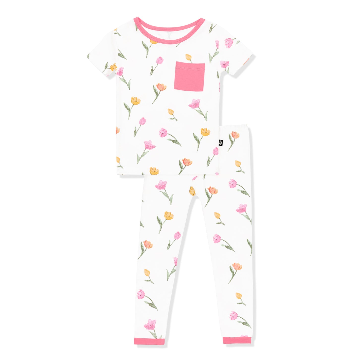 Short Sleeve with Pants Pajamas in Tulip
