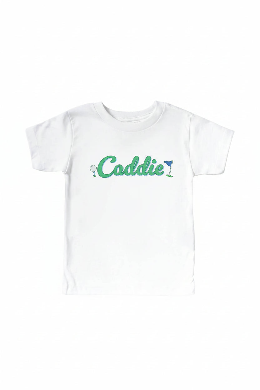 Caddie Kids Graphic Tee | White