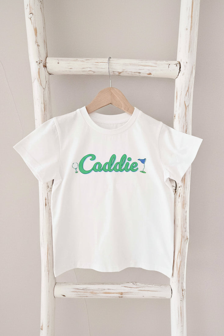 Caddie Kids Graphic Tee | White
